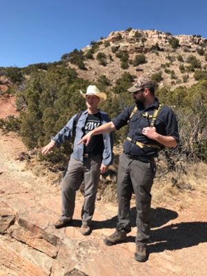 Helbert and Hunt in the Canyon